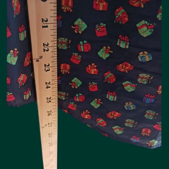 Original Penguin Short Sleeve Button-Up Shirt Gift Print size medium navy blue - Picture 6 of 16